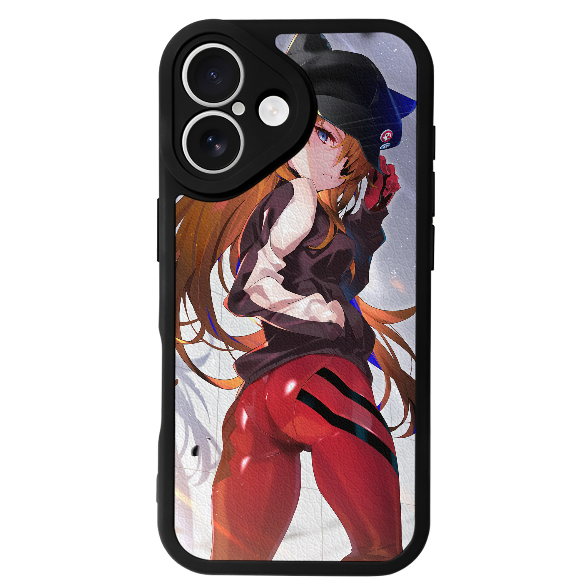 （画像用） EVA 新世紀エヴァンゲリオン 【iPhone 16シリーズ対応】シリコンスマホケース（レザー調） 材質：シリコン
